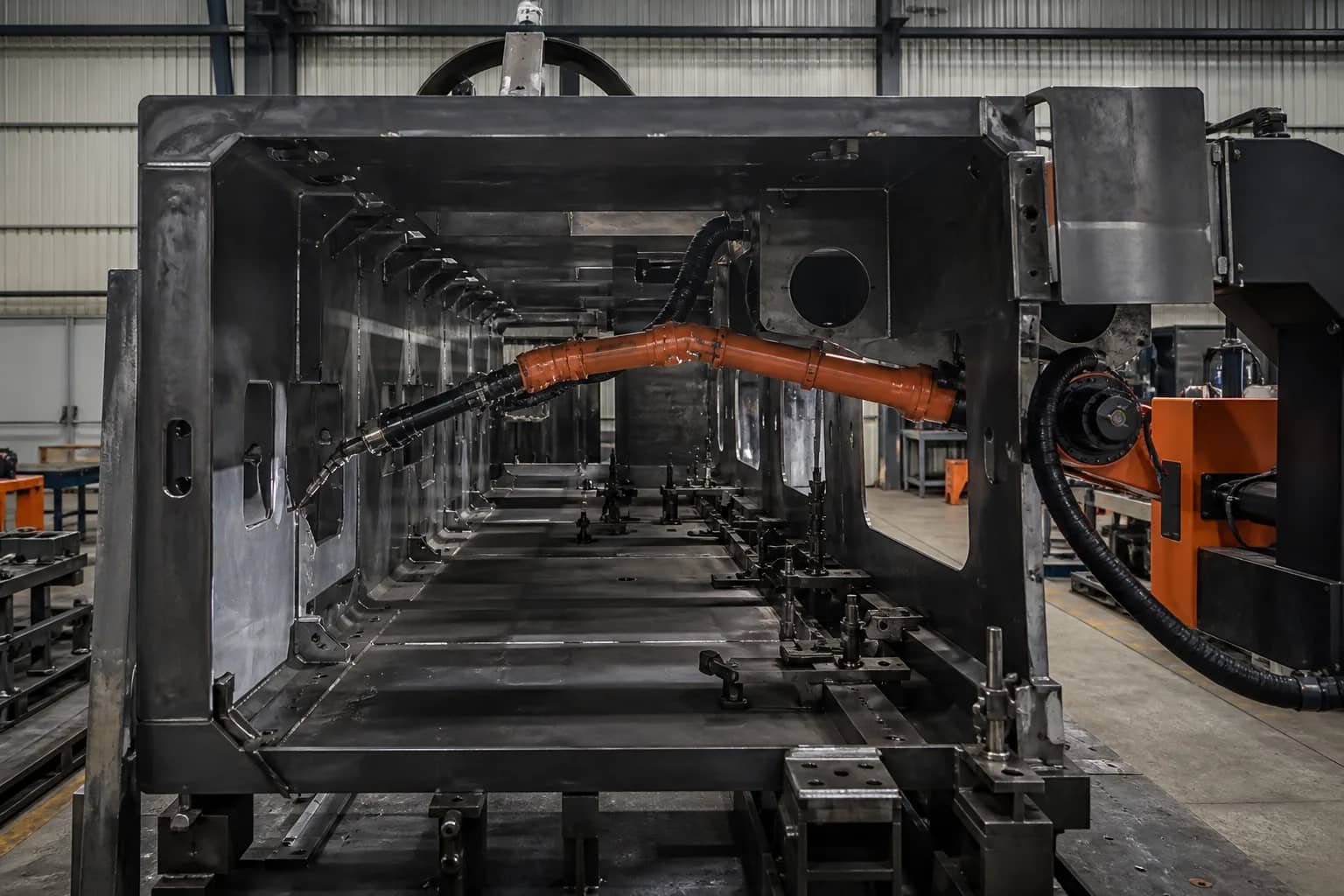 Yaskawa AR2010 Welding Robot Platform in its intended industrial application