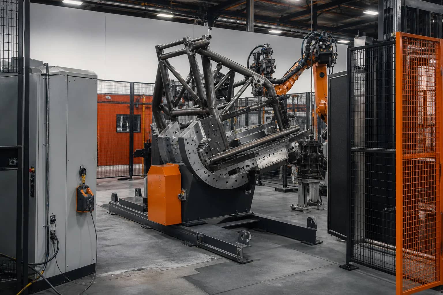 KBR-Z500 Positioner integrated with adjacent cell equipment