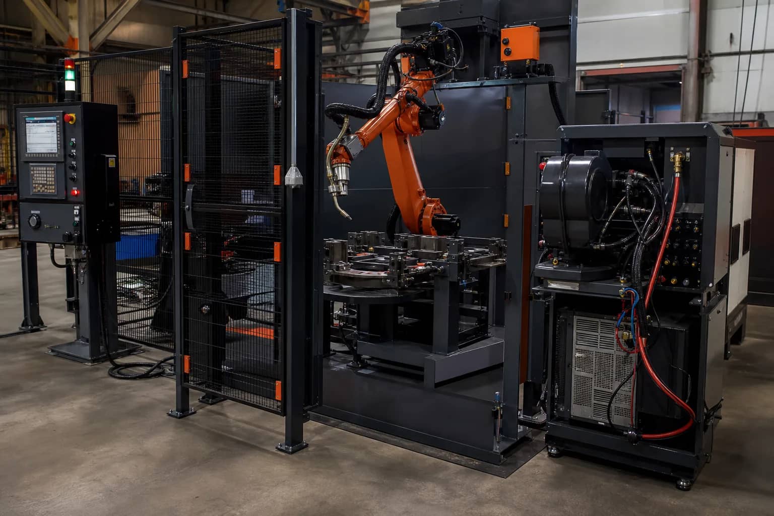 KELDA Welding Power Source Package integrated with adjacent cell equipment