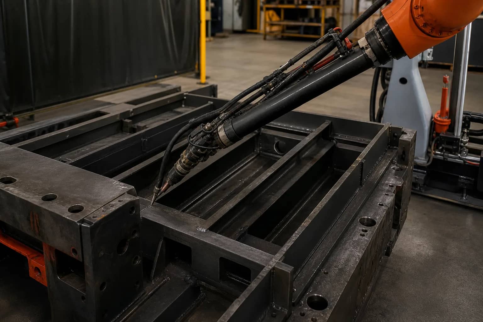 Yaskawa AR2010 Welding Robot Platform shown in its intended application