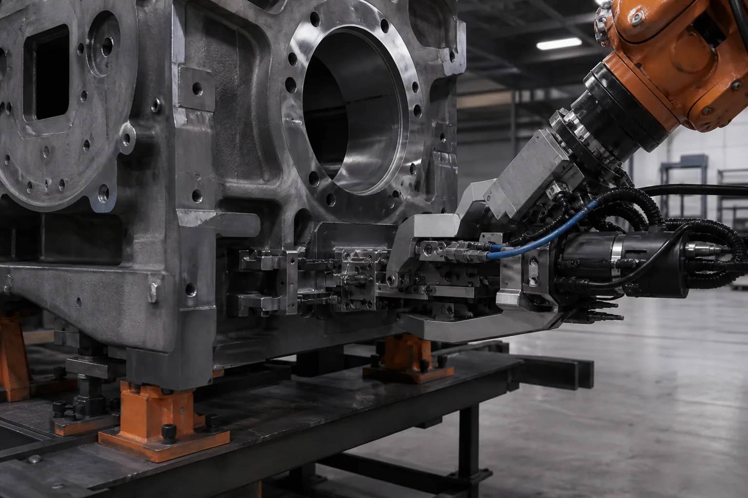 Yaskawa GP180 Heavy Handling Platform shown in its intended application