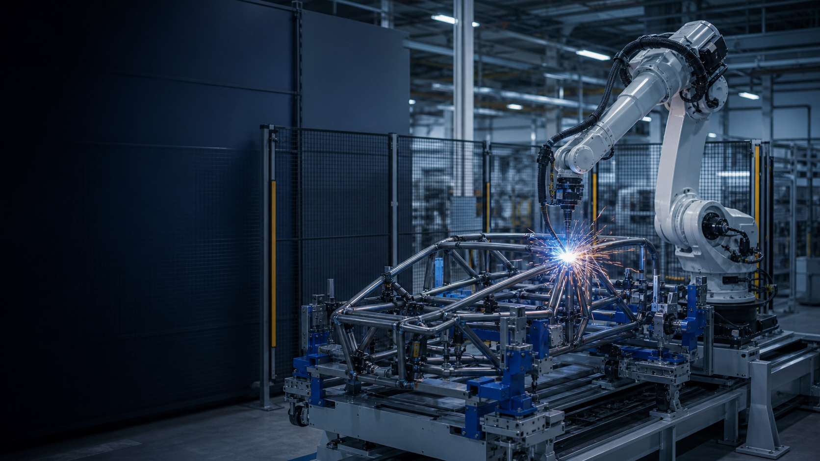 Industrial tube frame automation equipment
